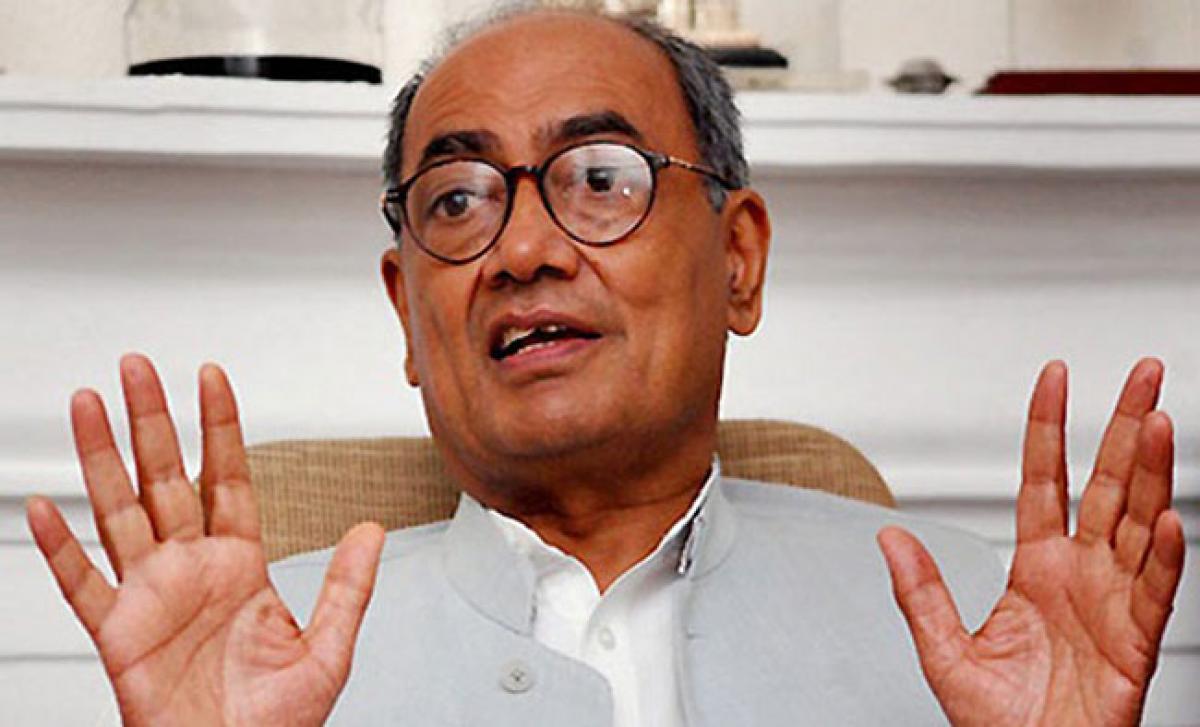 Take quick decision on restructuring Congress Committee: Digvijay to Rahul